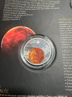 Sběratelská sada stříbrných mincí Sluneční soustava - 8