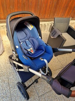 Trojkombinovaný kočárek Moon Rocca Navy - 8