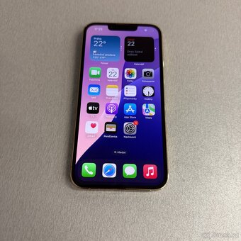 iPhone 13 Pro 256GB gold, pěkný stav, 12 měsíců záruka - 8
