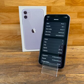 IPhone 11 128GB, fialový (12 měsíců záruka) - 8