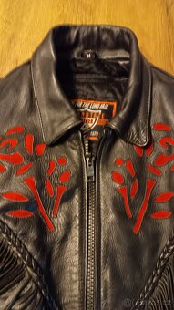 Motorkářská kožená bunda dámská vel. M - 8