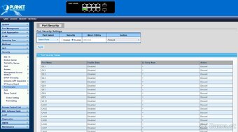 Gigabit Managed Switch Planet GSD-1020S 8+2 portový - 8