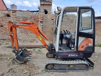 Minibagr Kubota kx41-3v / rok výroby 2012 / 3 lžíce - 8