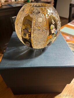 Bohemia Crystal by RUCKL broušená váza 14 cm nová - 8