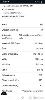 Vestavena lednice Mora - 8