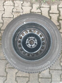 Ocelové disky 6,5Jx16H2 a zimni pneumatiky Continental - 8