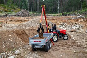 vyvážecí přívěs 4600 kg, za traktor - 8