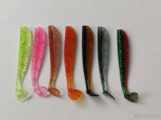 Okoun/pstruh set 7ks superjemných gumových nástrah Grub Shad - 8