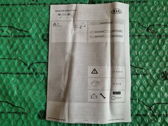 dekorativní ozdobné a ochranné lišty prahu Kia Stonic (YB CU - 8