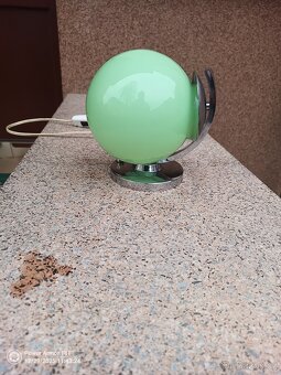 Art Deco lampička niklovaná mosaz - 8