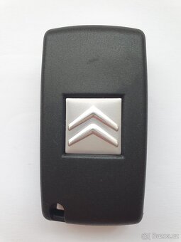 Klíč Peugeot Citroen 433MHz ID46.  Citroen C2 C3 C4 C5 C6. - 8