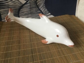 keramicky delfin 1970, korbel - 8