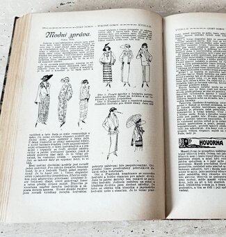 Časopisy Šťastný domov, dva svázané ročníky 1923 a 1924 - 8