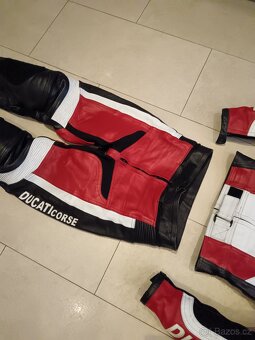 Ducati Corse-Dámská kožená moto kombinéza, dvoudílná - 8