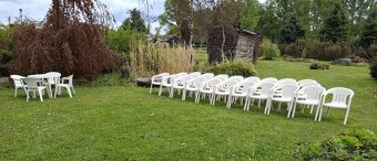 Plast židle, křesla zahradní více ks - 8