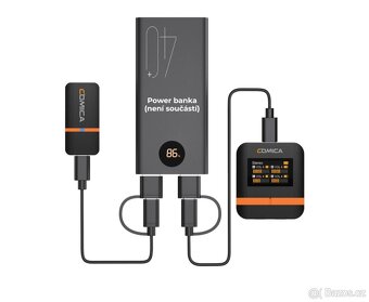 Comica Vimo Q 2,4GHz 4x bezdrátové mikrofony pro kameru - 8