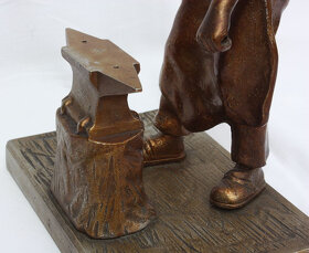 Socha kovář, soška, figura, figurka, busty, bysta, bista - 8