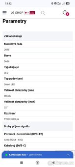 LCD TV Smart LG 32" - 8