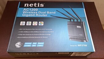 WiFi router Netis AC1200 Dual Band Gigabit router WF2780 - Praha 6 ...