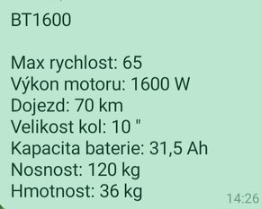 Elektrokolobezka 1,6kw - 8
