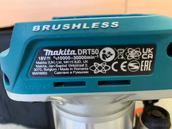 Aku fréza Makita DRT50 – nová, nepoužitá + příslušenství - 8