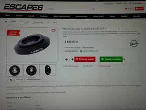 Sportovní volant NRG s pevnou nábou - 8