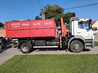Mercedes Axor 1823 kontejner + hydraulická ruka - 8