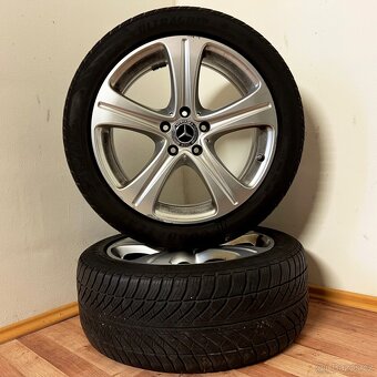 MERCEDES E W213 5x112 R18 ET43+ZIMNÍ 245/45R18 6mm - 8