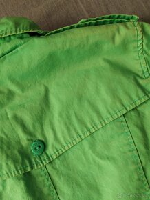 Dámská zelená bunda trenčkot kabát zn. Chillin, vel. S - 8