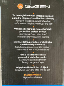 Bezdrátová Bluetooth sluchátka Gogen HBTM 41 RR - 8