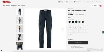 Outdoorové kalhoty Fjallraven Nils Trousers M - 8