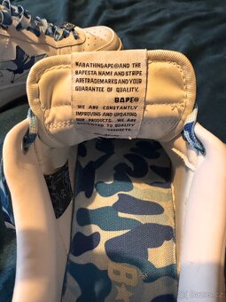 Bape Sta Low White ABC Camo Blue - 8