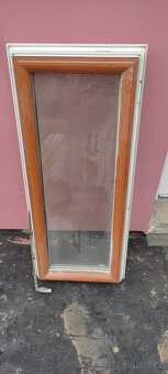 Okno 1160 x 545 mm - Zlatý dub/bílá - 8