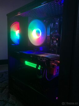 Herní Pc + Monitor | GTX 1080, Ryzen 5 - 8