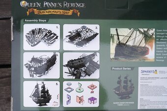 Nové 3D puzzle Cubic Fun Queen Anne's Revenge - 8