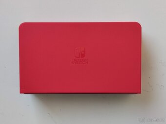 Nintendo Switch OLED Mario edice TOP STAV rok záruka +10 her - 8