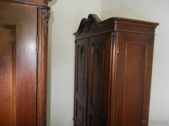 2x dvoudveřová skříň, vídeňské baroko - 8