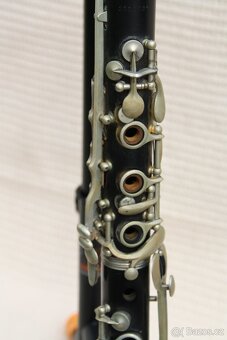 Starý dřevěný Bb klarinet GRASLITZ - 8