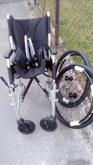 INVALIDNÍ VOZÍK-45CM-ODLEHČEN-Zadní brzdy-mohu zaslat po ČR - 8