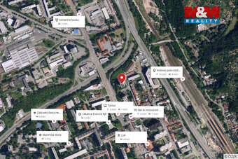Pronájem bytu 1+1, 35 m², Brno, ul. Palackého třída - 8