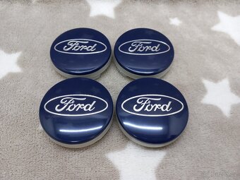 Středové krytky Ford, 54x52mm Modré - 8