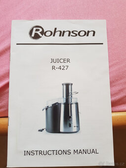 odšťavňovač Rohnson JUICER R-427 - 8