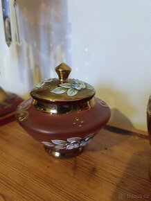 Novoborský porcelán - váza , cukřenka - 8