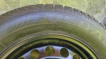 Plechové disky 5x112 + zimní pneu 195/65/15 - 8