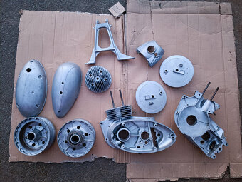 Vodní tryskání hliníkových, nerezových dílů - 8