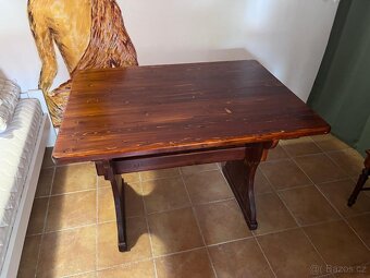 Jídelní stůl - hospodský (80cm - výška) + židle - 8