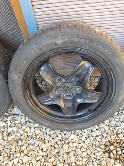 Opel-Plechove disky 17 zoll+ poklice - 8