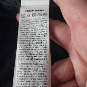 Krásná černá parka Tally Weijl - 8