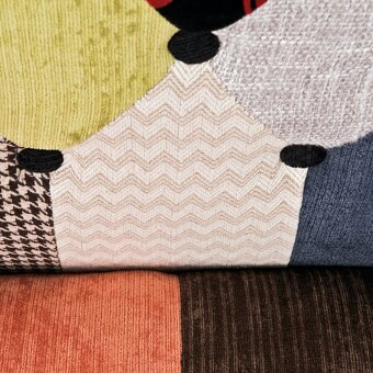 Křeslo ušák patchwork - 8