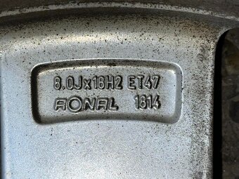 Original ALU kola Audi 18" 8J ET47 + zimní pneu 235/40/R18 - 8